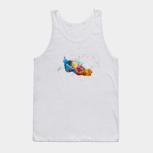 Man with wings in watercolor Tank Top